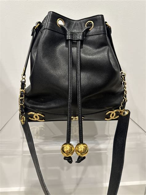 chanel triple cc bucket bag|Chanel bucket bag vintage.